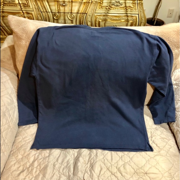 New Guess Bluish with front Design Sweatshirt - Picture 3 of 3